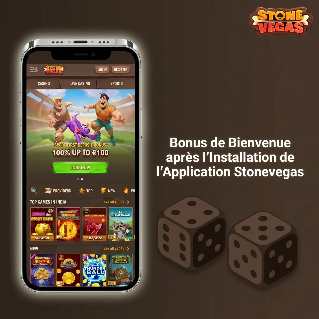 Bonus de bienvenue Stonevegas : 100% jusqu'à 500€, 200 tours gratuits et bonus sportif pour nouveaux joueurs canadiens