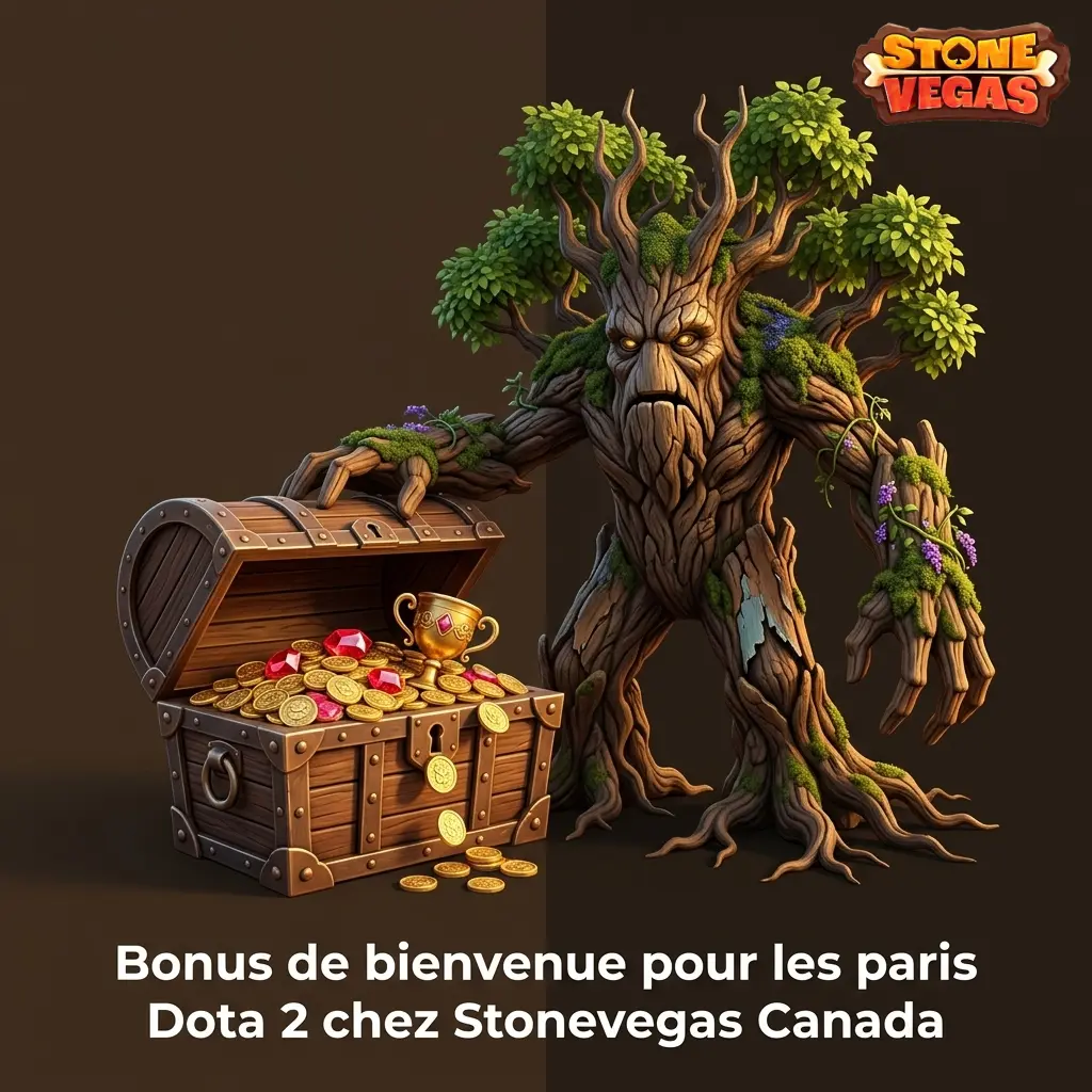 Bonus de bienvenue Stonevegas Canada pour paris Dota 2 : 100% jusqu'à 100 EUR sur les sports
