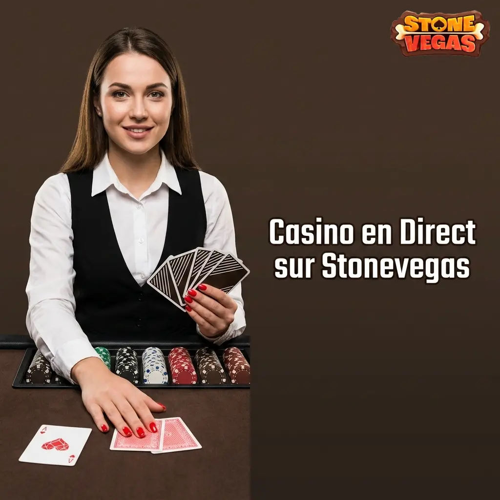 Table de roulette en direct avec croupier professionnel sur Stonevegas, diffusée en HD par Evolution
