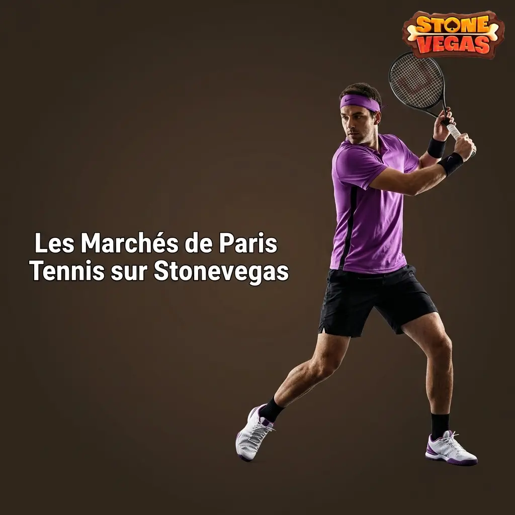Marchés de paris tennis sur Stonevegas : vainqueur, sets, handicap et score exact disponibles