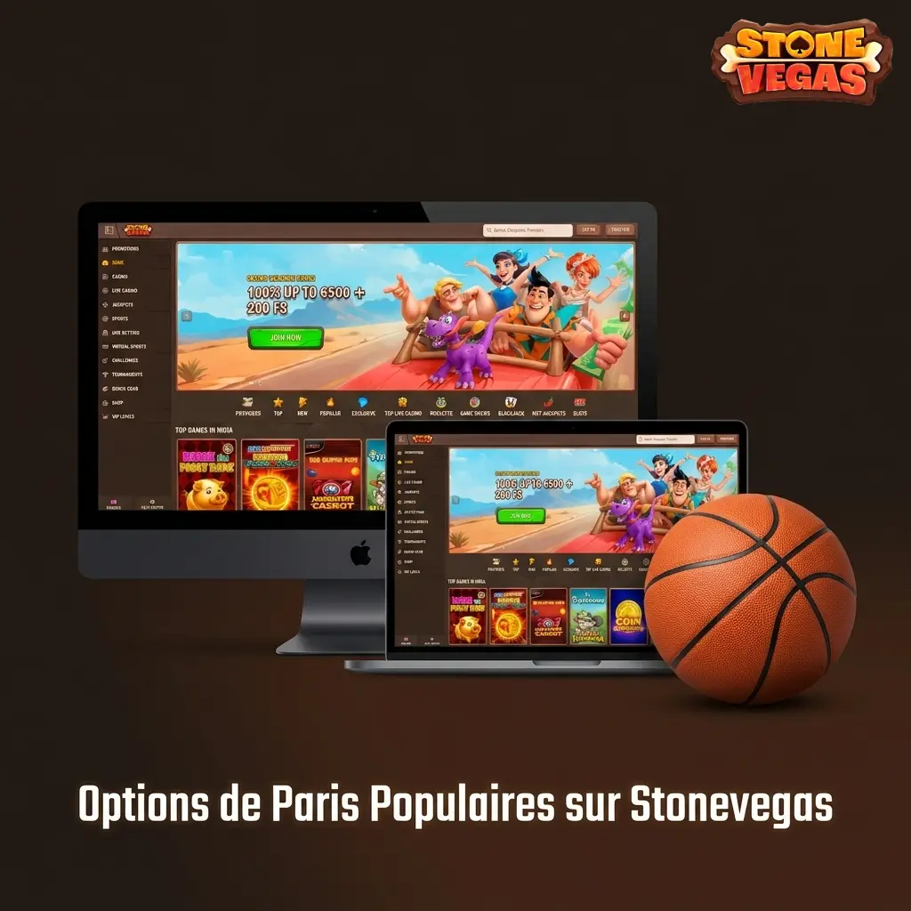 Options de paris populaires sur Stonevegas : direct, multi live et prématch pour joueurs canadiens