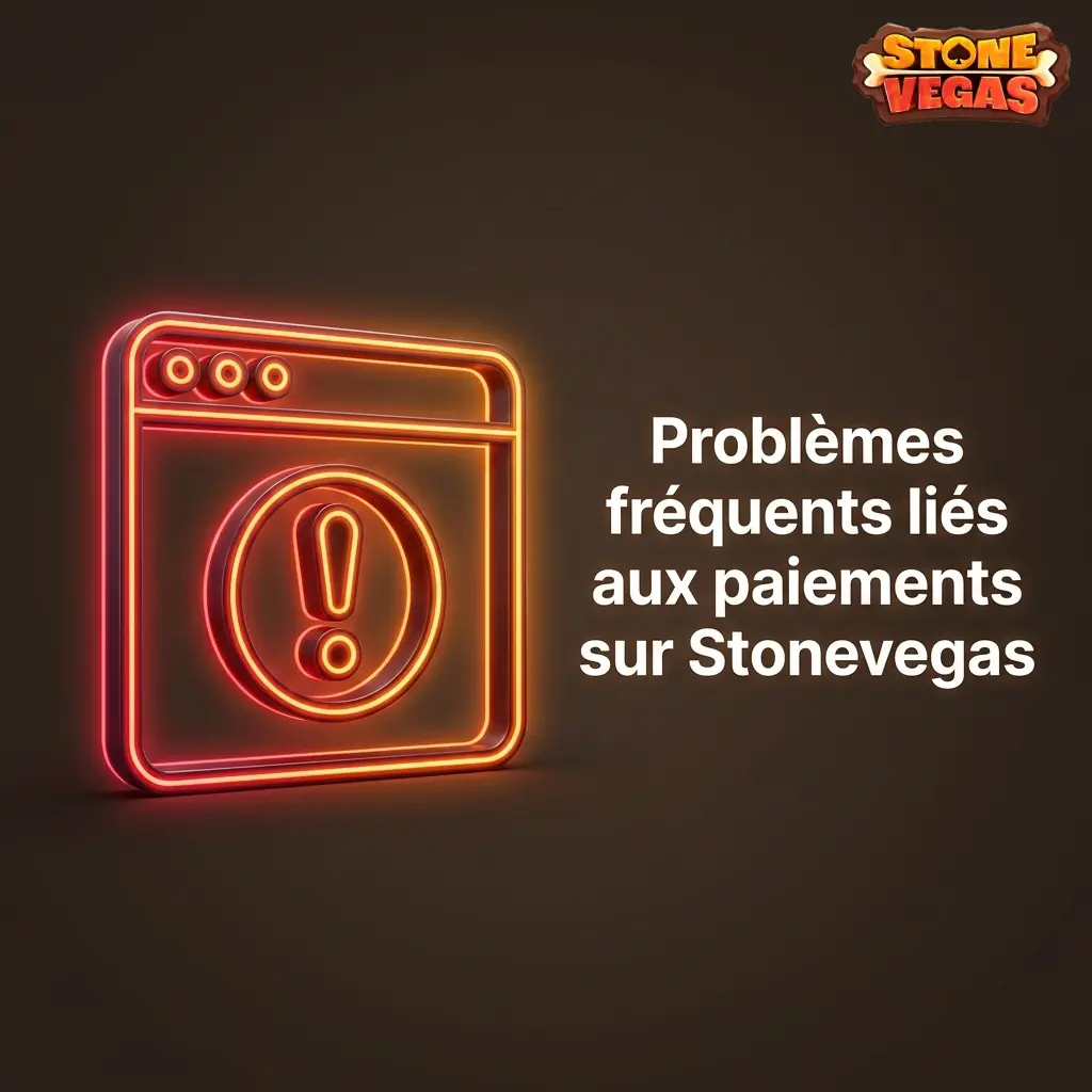 Problèmes courants de paiement sur Stonevegas : dépôts refusés, fonds non crédités et retraits en attente
