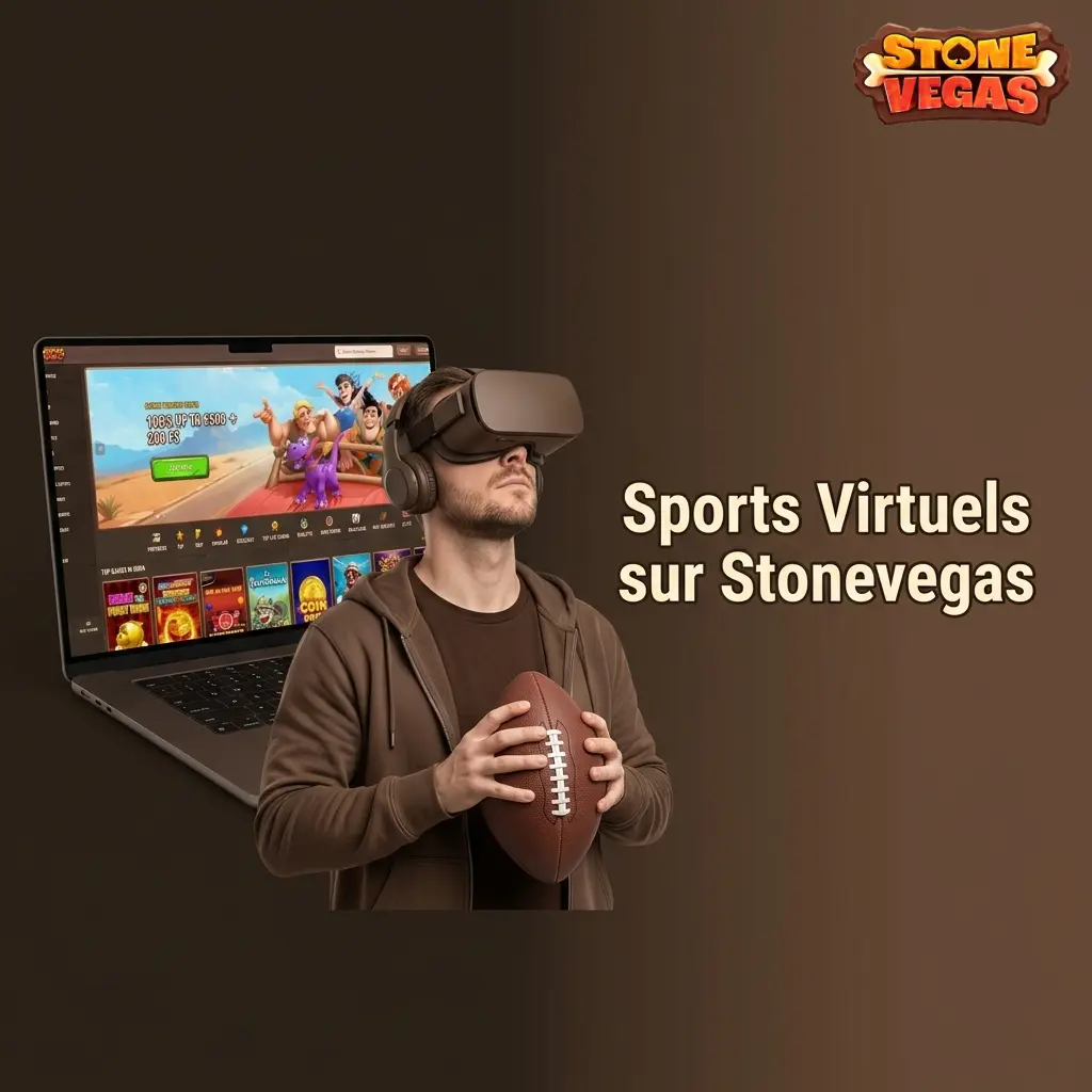 Section sports virtuels Stonevegas : football, basketball, tennis, courses chevaux et chiens disponibles 24h/24