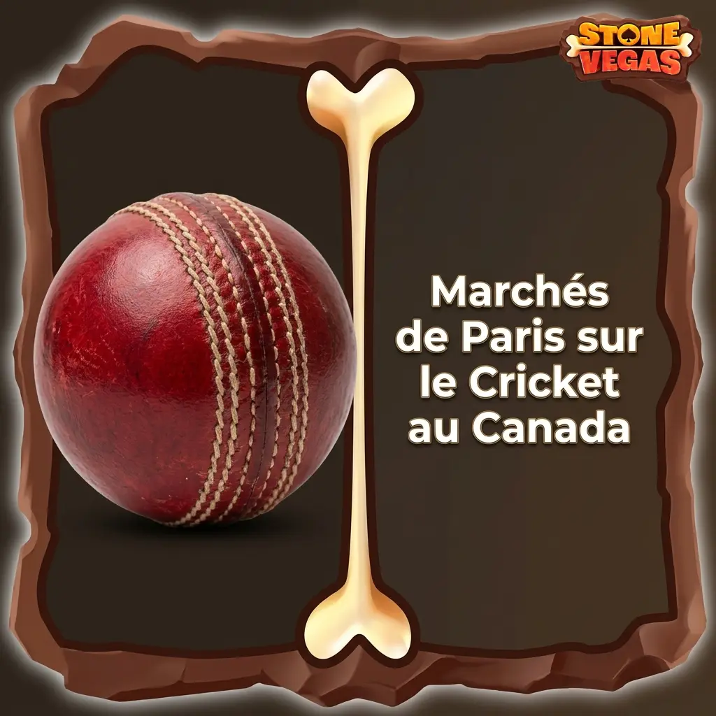 Marchés de paris cricket au Canada sur Stonevegas : Test, ODI, T20, buteurs, lanceurs et plus