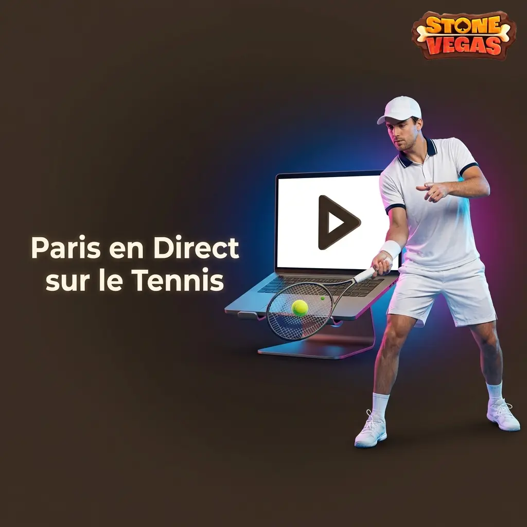 Paris en direct sur le tennis avec cotes dynamiques mises à jour après chaque point, jeu ou set sur Stonevegas